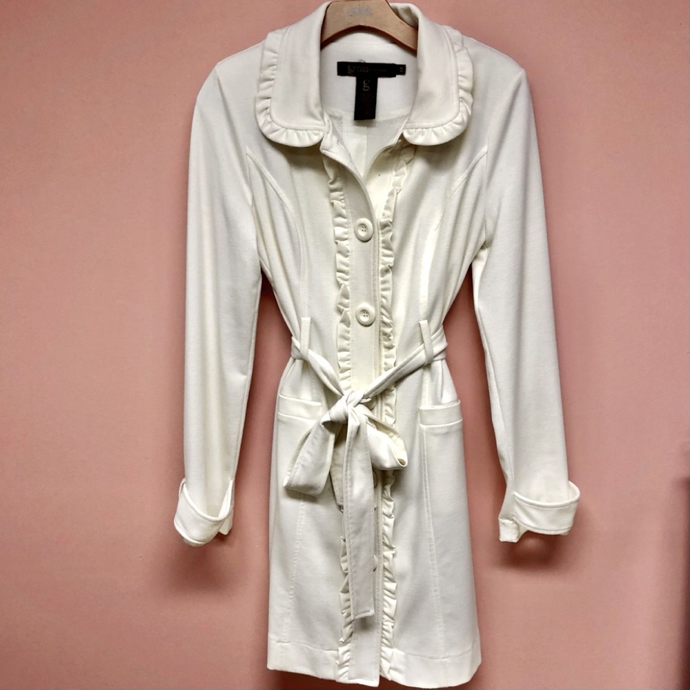 Grass collection cream “duster” coat